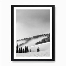Trysil, Norvegia bianco e nero