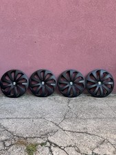 SET 4 COPRICERCHI AUTO SPARCO "SICILIA" NERO, 15" POLLICI - SPC1570BK