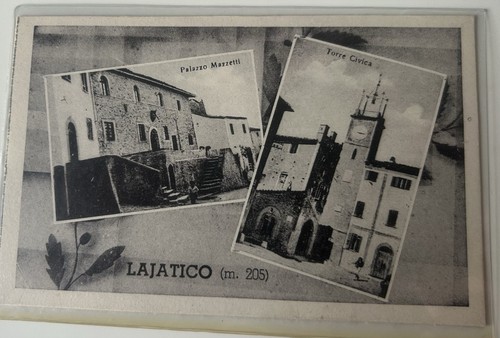 Cartolina floreale lajatico - floreale,