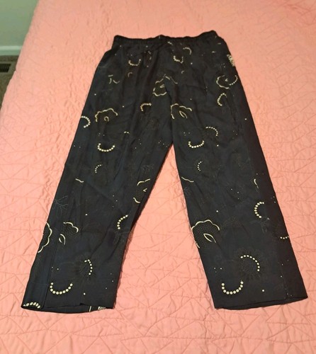 Pantaloni tucker seta blu - pantaloni,