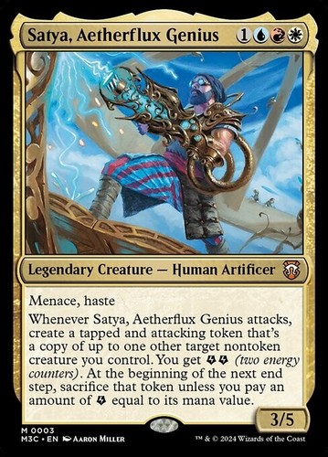 Mtg satya aetherflux - 4x, satya,
