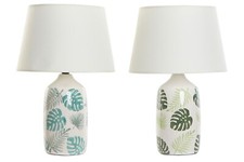 LAMPADA DA TAVOLO DA APPOGGIO ABAT JOUR DA CAMERA IN CERAMICA  LAMPADA NOTTE