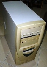 PC Asus TUV4X RETRO VINTAGE Intel Pentium III 1Ghz 1Gb 40Gb HDD Win2000 COMPLETO
