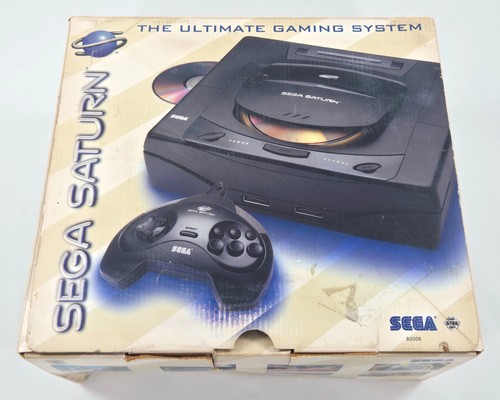 Console sega saturn completa - console,