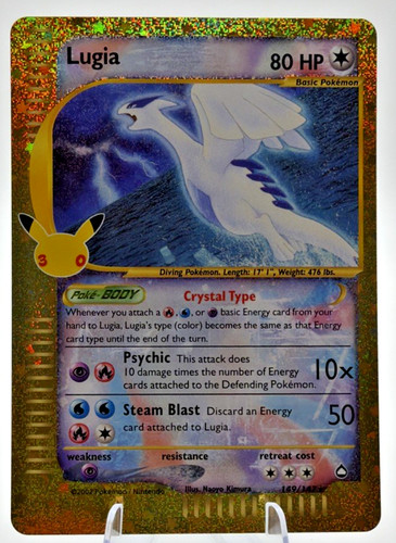 Pokémon tcg lugia aquapolis - pokémon,