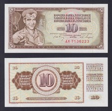 Banconota Jugoslavia 10 dinara