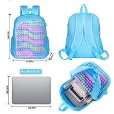 Zaino Pop It Blu Bambini