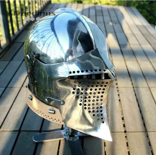 New medieval armor barbuta - new,