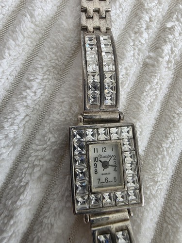 Orologio vintage con strass - ,