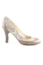 Tacco alto Donna Décolleté Taglia IT 40 marrone-grigio-crema stile casual