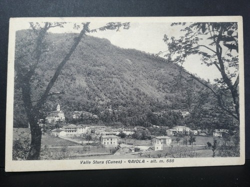Cartolina valle stura gaiola - stura,