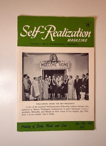Self realization magazine - self-realization,