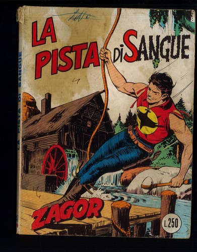 Zagor scritta rossa la - rossa, n.47