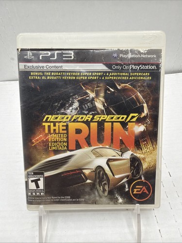Need for speed the run - speed, sony