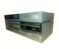 Hitachi D-E12 Stereo Cassette Tape Deck + FT-12 AM-FM Stereo Tuner