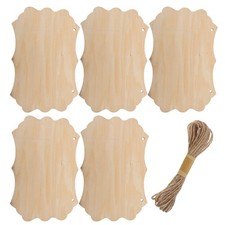 1 set di insegne in legno da