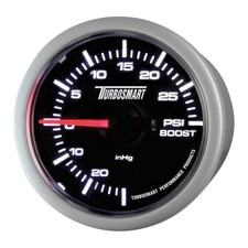 Turbosmart Turbo Boost Calibro auto - 52 mm - 0-30 PSI - quadrante nero/bianco