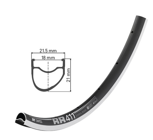 Cerchi swiss 411 - 411, nero