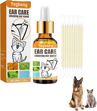 Gocce per Acari Dell Orecchio, Gocce D'Acari, Pulisci Orecchie Cane E Gatto, Det