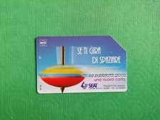 SCHEDA TELEFONICA TELECOM 31.12.96 SE TI GIRA DI SPAZIARE L.5.000