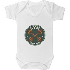'Gym Train Hard Emblem'