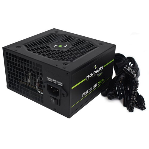 Tecnoware psu free silent 500w - tecnoware,