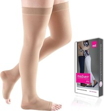 Medi Plus coscia alta, punta aperta, 20-30 mmHg (taglia: II) beige