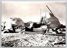 Cartolina RPPC Eskimo Igloo