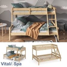 Letto a soppalco letto per bambini Letto a castello Everest naturale VitaliSpa