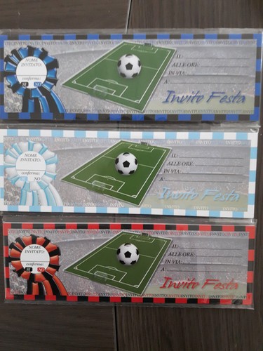 Inviti compleanno calcio - 20,