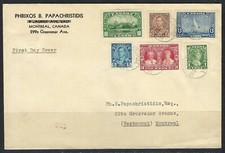 B&D: 1935 Canada Scott 211-218