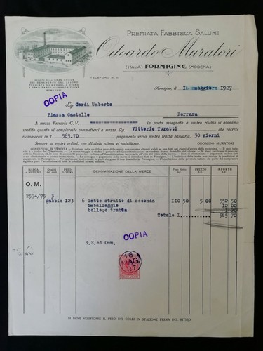 Fattura formigine odoardo - fattura,