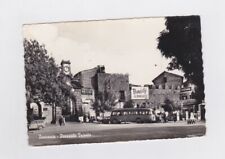 cartolina TUSCANIA PIAZZALE TRIESTE anni 50 bella BONDOLFI NECCHI CINZANO tram