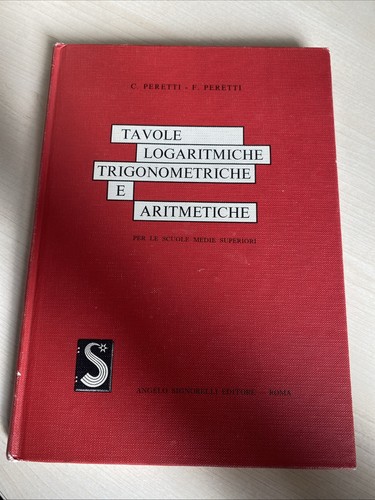 Tavole logaritmiche - tavole,