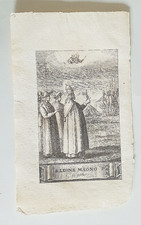 stampa incisione d'epoca da