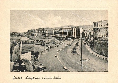 Du1041 cartolina genova citta - cartolina, citta'