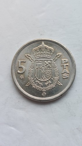 Moneta ptas cinco pesetas - 5,