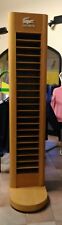 espositore contenitore stand mobile vetrina negozio arredo lacoste polo legno 