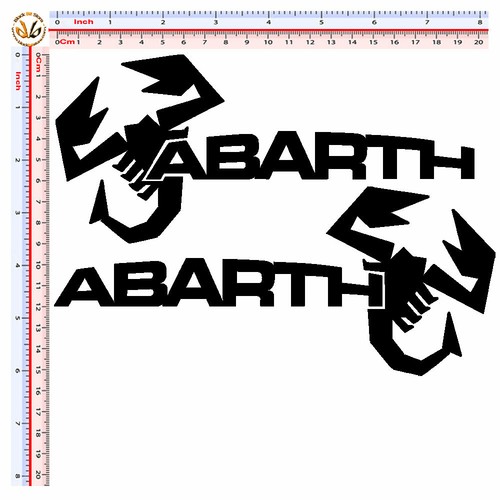 Abarth adesivi scorpione - , pvc