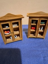 casa delle bambole - mobili in miniatura - vetrinette - dollhouse