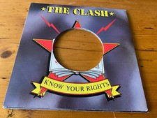 7" ITALY The Clash – Know Your Rights -  SOLO COPERTINA
