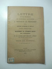 Lettre de son Eminence le