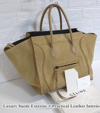 CELINE Luggage Phantom Beige