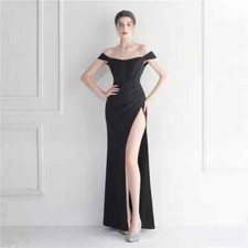 Vestito Abito Elegante Lungo