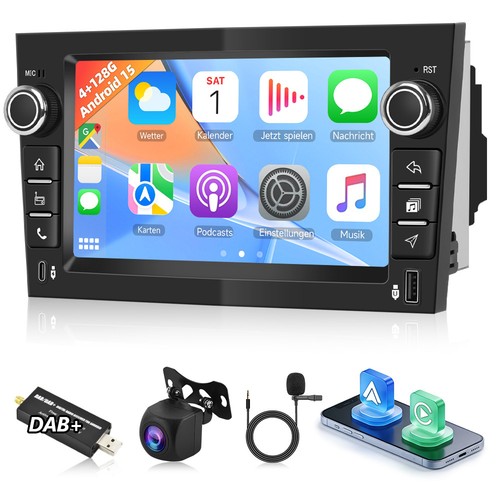 Autoradio 128g android 15 - 4+128g,