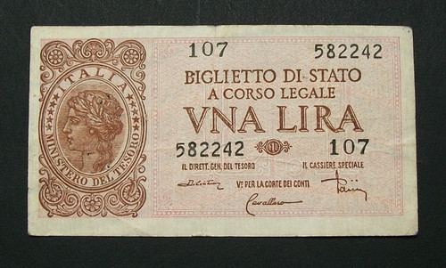 Rarita errore lira - rarita', italia