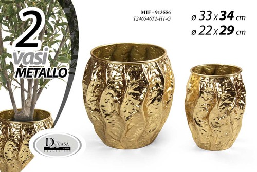 Cachepot metallo vaso porta - vaso,