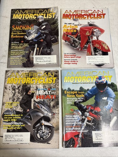 Vtg american motorcyclist - 4,