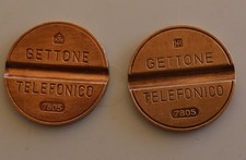 2 gettoni telefonici rari uno