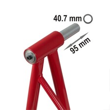 Adattatorre Perno Cavalletto Alzamoto Monobraccio Moto Metallo MV 40.7